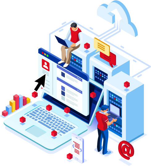 Une impression illustrée du fonctionnement de Usenet
